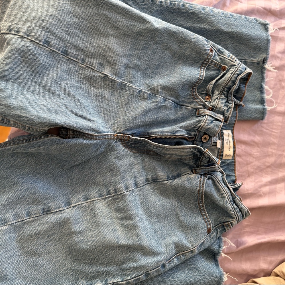 A&F high rise jeans curve love
